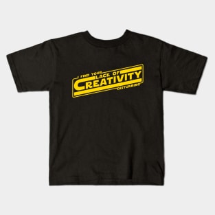 Lack of Creativity Kids T-Shirt